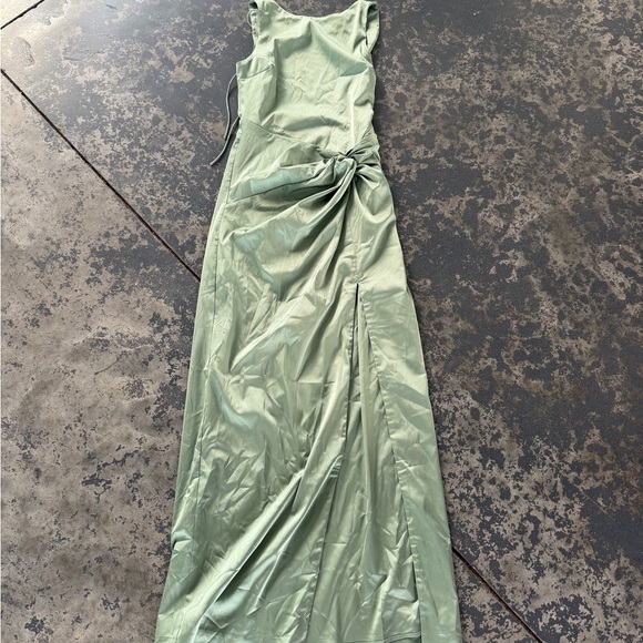 Abercrombie Side-Ruched Maxi Dress - Picture 2 of 5